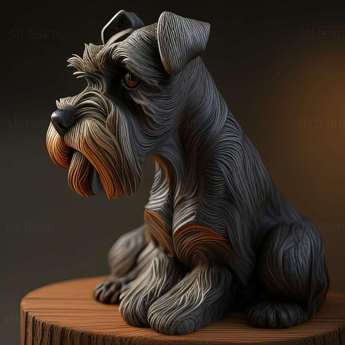 Zwergschnauzer dog